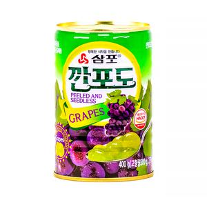 깐포도 400g 삼포 포도 과일 통조림