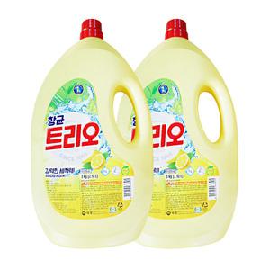 애경 트리오 주방세제 항균 트리오 3kg 2개 설거지