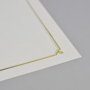 한지상장용지 금박 백운지 A4 출력용지 170gsm 10매