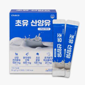 Chisco 초유 산양유 단백질 콜라겐 스틱 30포