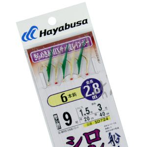 낚시방 하야부사 선상 볼락 어피 카드채비 SD724 (6본,7본)/최고의조과로 증명된 하야부사 카드채비!