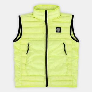 디몬트 22 F/W 스톤 키즈 와펜 로고 패치 경량 패딩 조끼(라임) 7716G0332 V0031 10 12A