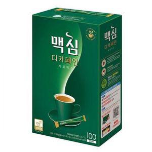 맥심 디카페인 커피믹스 100T