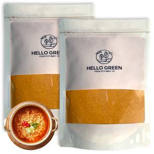 헬로우그린 라면 스프 파우더 300gX2(팩) 총600g 시즈닝