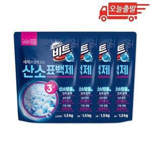 오늘출발 비트 오투 산소표백제 1.5kg 4개