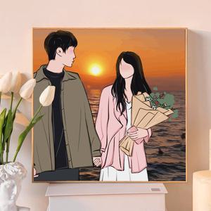 나만의 그림 제작 DIY 드로잉 일러스트 집들이 선물