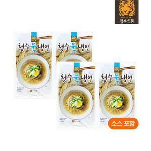 청수 프리미엄 덕용물냉면 2.16KG 4개 / 48인분 육수 겨자소스 포함