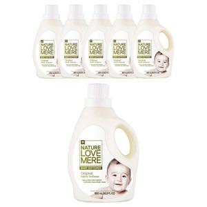 네이쳐러브메레 유연제, 용기, 오리지널, 1800ml, 6개
