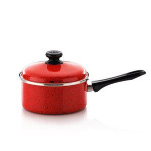 [신세계몰][Hamptons]햄튼 케라미코 법랑 편수냄비 18cm HEL-RED 61-18(독일생산)