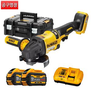 디월트 DCG418X2-KR 충전그라인더5인치 60V3.0AH / 공구명장