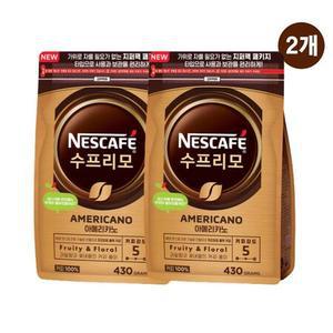 네스카페 수프리모 아메리카노 파우치 430g x 2개
