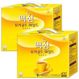맥심 모카골드 마일드 커피믹스 스틱 12g 400개입 x2개 총800T
