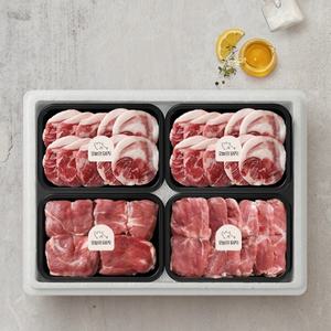 [오늘의돼지] 한돈 뒷고기모듬 선물세트 1.2kg(뽈항정+꽃살+관자살)