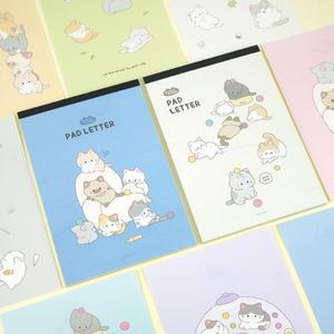 아트박스/문구앤토이스 [핑크풋] 냥냥 패드편지지 (랜덤발송)