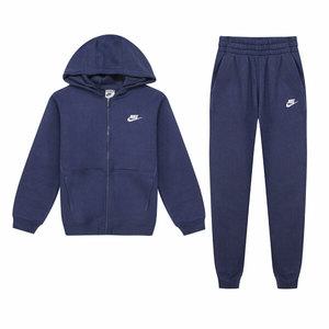 나이키 NSW 클럽 플리스 후드 조거 키즈 유스 트레이닝복세트 츄리닝 러닝복 네이비 FD3114-410
