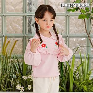 [보리보리/릴리푸리]릴리푸리 메이비카라티셔츠(핑크)