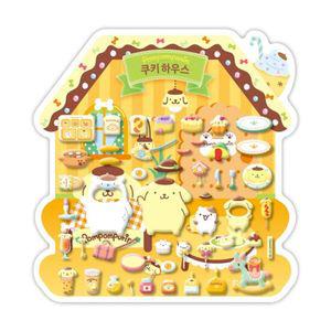 산리오스티커 쿠키하우스 스티커 폼폼푸린 5P 다꾸 스티커놀이