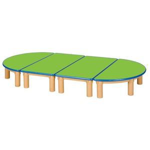 [OFK5P420]H46 1 안전 연두 영아 책상  기본다리 240mm