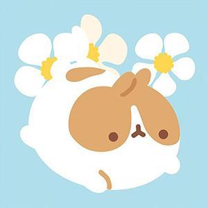 [OFM77568]몰랑 데이지 몰랑이 보석십자수 액자세트 15x15