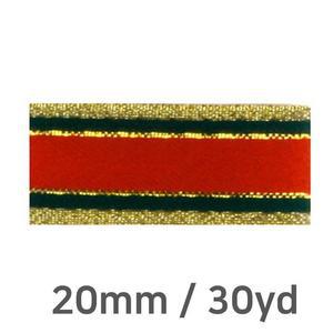 [OFM7013S]크리스마스 리본 신츄리 롤리본 폭 20mm