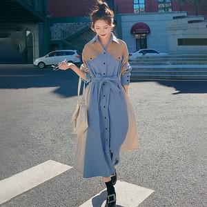 레이첼셔츠원피스+벨트 캐주얼원피스 롱셔츠 엄마옷 여성정장 셔츠롱원피스 데일리 봄원피스 롱원피스 ...