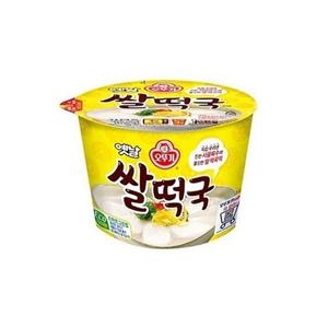 [오뚜기] 오뚜기 옛날쌀떡국 큰컵 166.6g 6개