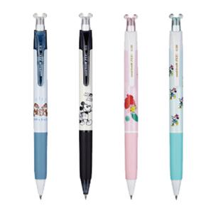 미쯔비시 디즈니 캐릭터 유니볼RE 0.38mm URN-200D-38 노크식 펜 블랙잉크