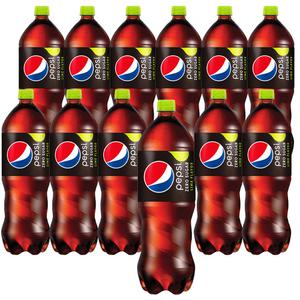 펩시 콜라 제로 라임 탄산음료 1.25L X 12개입 1박스 업소용