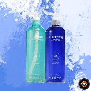 애프터스윔 수영장 샴푸 바디워시 기획세트 500ml 수영후샴푸 염소제거 머릿결 부드럽게 냄