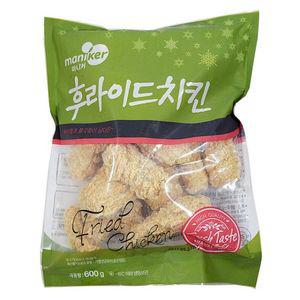 마니커 후라이드치킨 600g 냉동식품 가공식품 가공육제품 닭가공육제품 간식