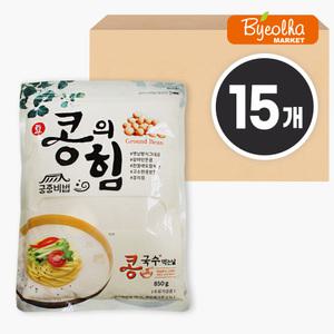 궁중비법 콩의힘 콩국수 콩가루 850g (15개) / 1박스