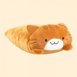 [RG4NQP2T]미네코 사각쿠션 소 30cm 브라운 캐릭터인형