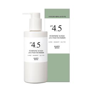 해피바스 PH4.5 약산성 쑥 젤 여성청결제 250g x1개, 페미닌 저자극 워시