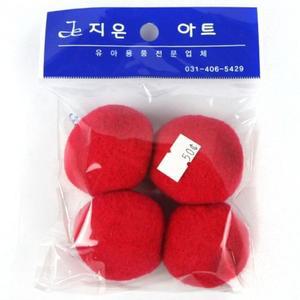 [RGM859RQ]모든순간 뿅뿅이일반빨강 폼폼이 만들기재료
