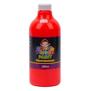 [XBI6K01M]미술놀이 핑거페인트 형광색 1000ml 낱색 물감