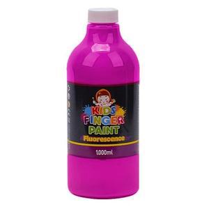 [XBI6K01O]미술놀이 핑거페인트 형광색 1000ml 낱색 물감