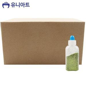 [XBGK4L8N]유니아트 메탈 반짝이 가루 연두 20개입 공작