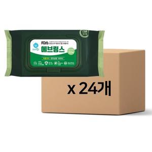 [XBH1145L]에브링스 세정물티슈 50매 빅사이즈 캡형 x24개