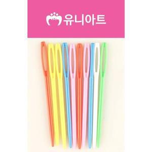 [XB96I00N_47]플라스틱바늘 51709 만들기재료 유치원