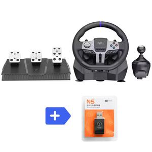 PS5 레이싱 휠 게이밍 핸들 조이스틱 자동차 운전 연습 게임 시뮬레이터 장비 유로트럭 PXN V9 GEN 2+N5