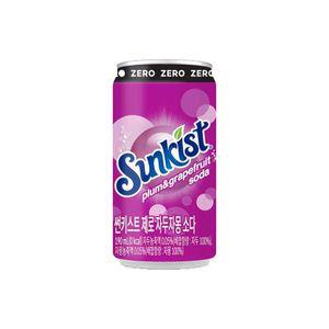 썬키스트 제로 자두자몽 소다 190ML 30입 (원산지_상세설명에 표시)