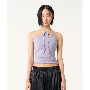 널디 NERDY 우먼스 스트링 홀터 넥 슬리브리스 탑 라이트퍼플 PNEU24SL0236 242317