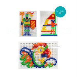[기타]GOOD 코체티 판타칼라 스퀘어 300PCS(954)영유아 단추블럭 그림완성 학