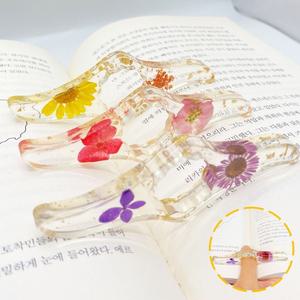(노랑) 생화 꽃 독서링 북홀더링 북스토퍼 독서템 독서용품/학생/책갈피/홀더/북마크/북마커/독서/북/클립