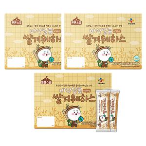 CJ 튼튼스쿨 바삭달콤 쌀겨웨하스 360g x 3개