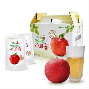 영주햇살듬뿍 착즙사과즙 생 사과즙 100ml 100포 사과 사과주스
