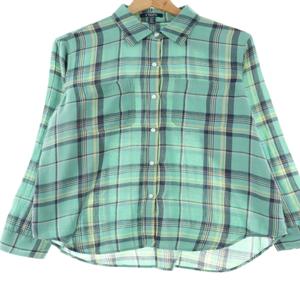 W(XL)브랜드빈티지 셔츠 남방 챕스 그린 루즈핏43