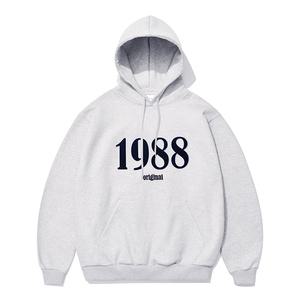 [기모] 1988 Appliquer Hoodie Melange Gray