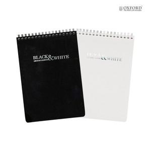 블랙앤화이트 스프링노트 (A5/상철/80매/색상랜덤/OXFORD)