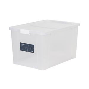 창신리빙 심플스텝리빙박스 75L 화이트(반투명)